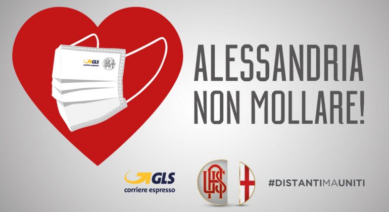 Coronavirus: donate 15.000 mascherine alla città da Alessandria Calcio e Gls