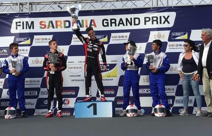 Motonautica: Nicolò Cosma del Rainbow Team di Casale ha vinto la terza gara di Formula Junior Elite