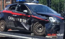 Folle fuga di un Marocchino in auto: travolti Carabinieri, varie auto in transito e un furgone