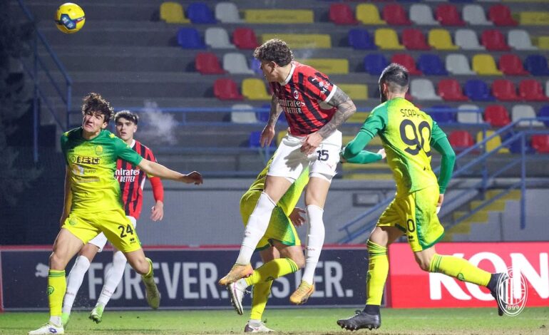 Calcio Quarti Coppa Italia Serie C – Il Milan Futuro è battuto dal Caldiero Terme e saluta la Coppa Italia